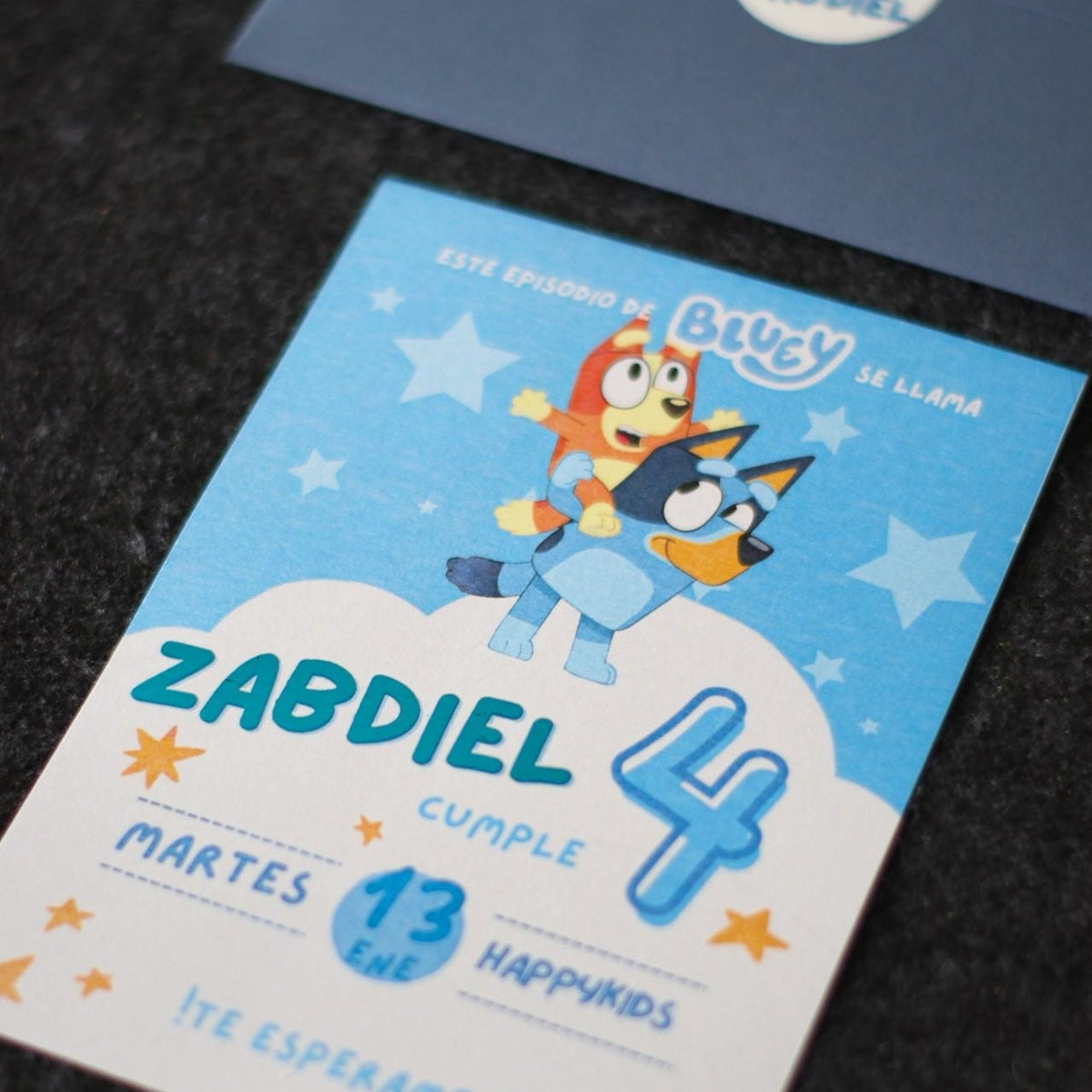 Invitaciones Cumpleaños Heze
