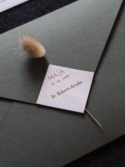 Invitación de Boda Andrómeda