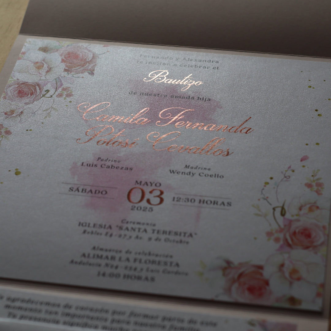 Invitaciones de Bautizo Sirius