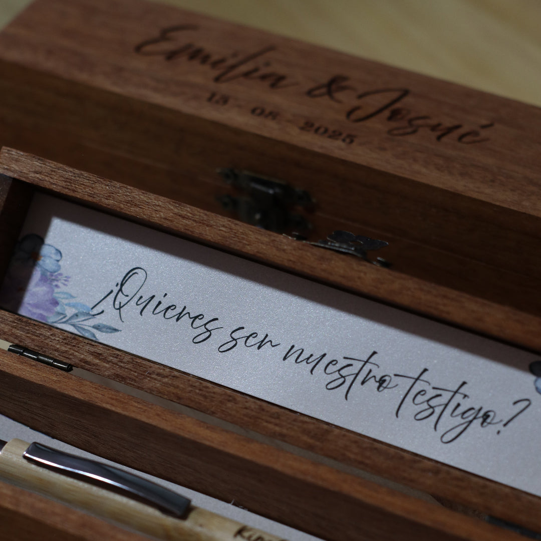 Caja con Bolígrafo
