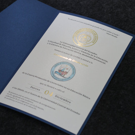 Invitaciones de Graduación Vega