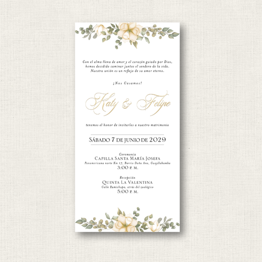 Invitaciones de Boda Gemini