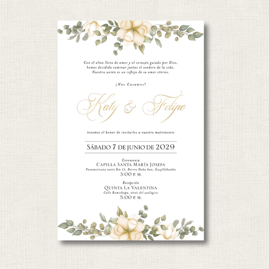 Invitaciones de Boda Altair
