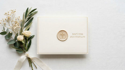Cómo hacer una invitación de bautizo (o pídela ya hecha)