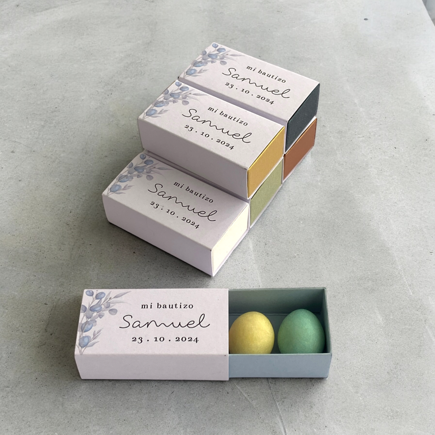 Recuerdo Caja con 3 Almendras