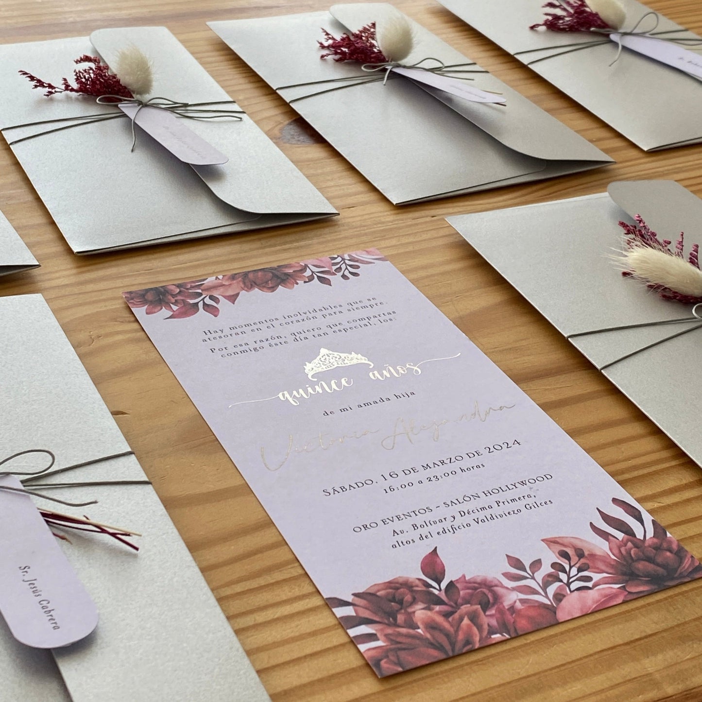 Invitación de 15 años Merak