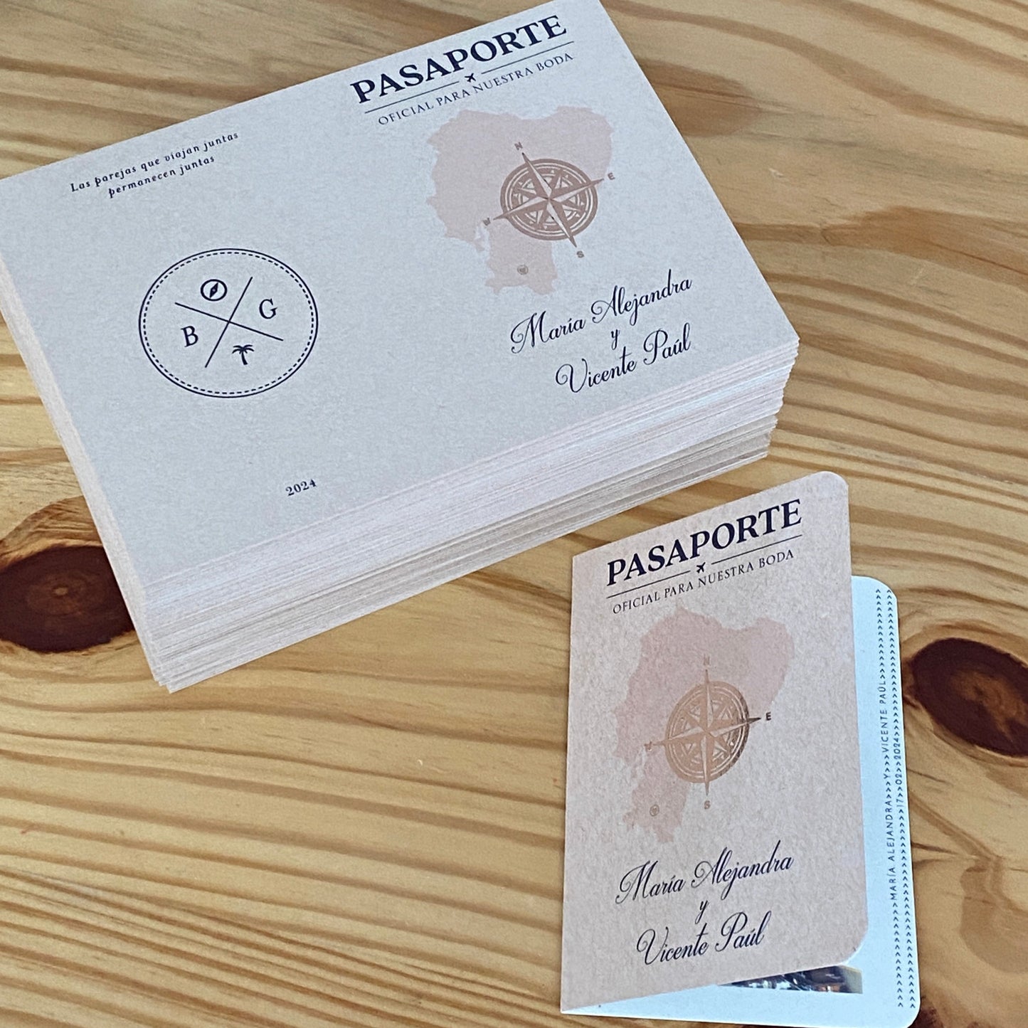 Invitaciones de Boda Pasaporte