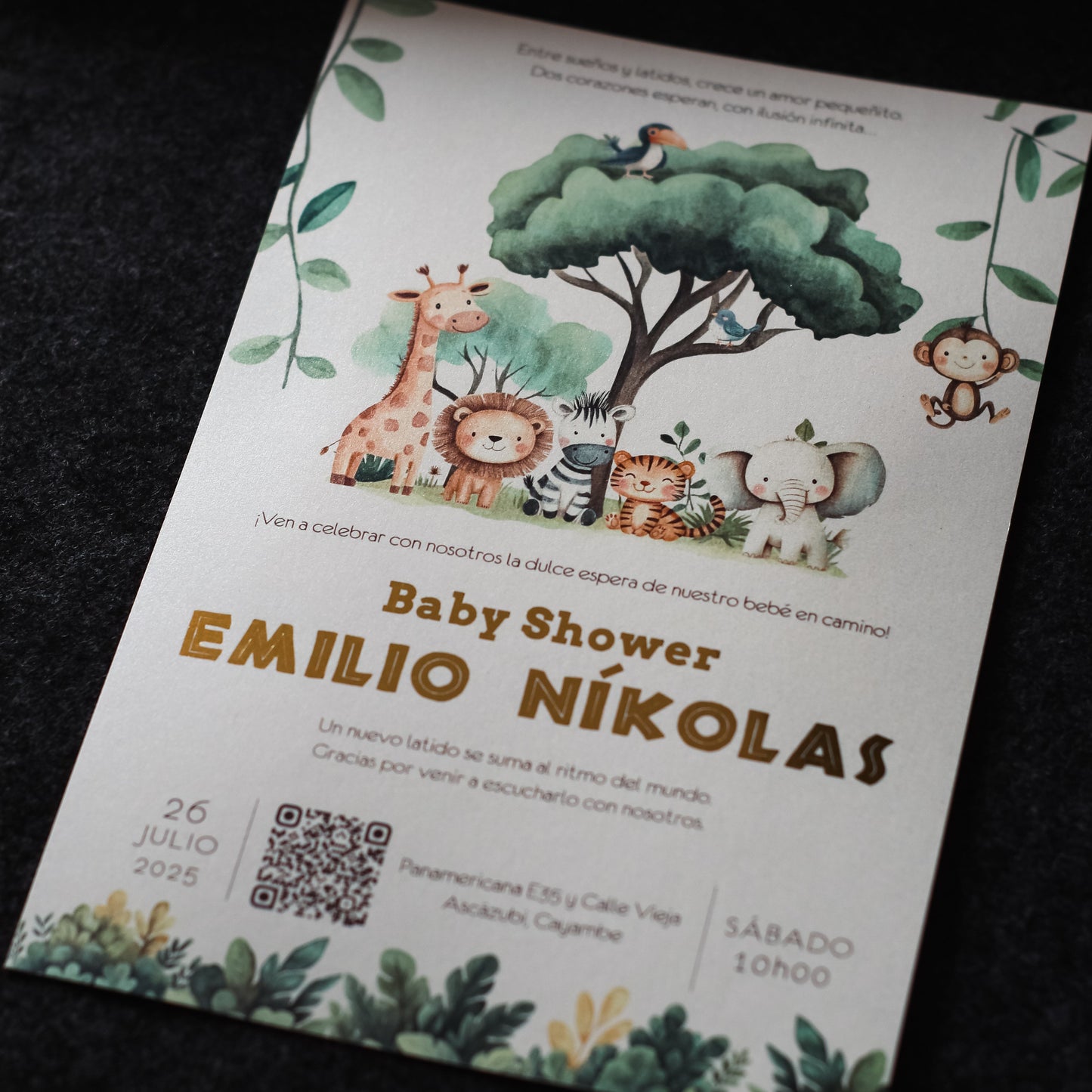 Invitaciones de Baby Shower Bunda