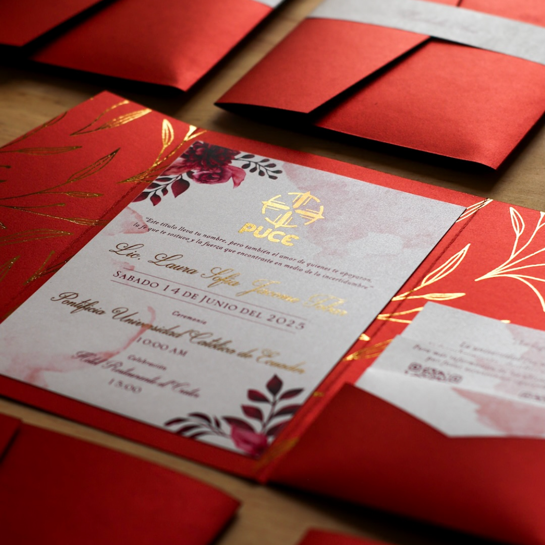 Invitaciones de Graduación Vega Premium