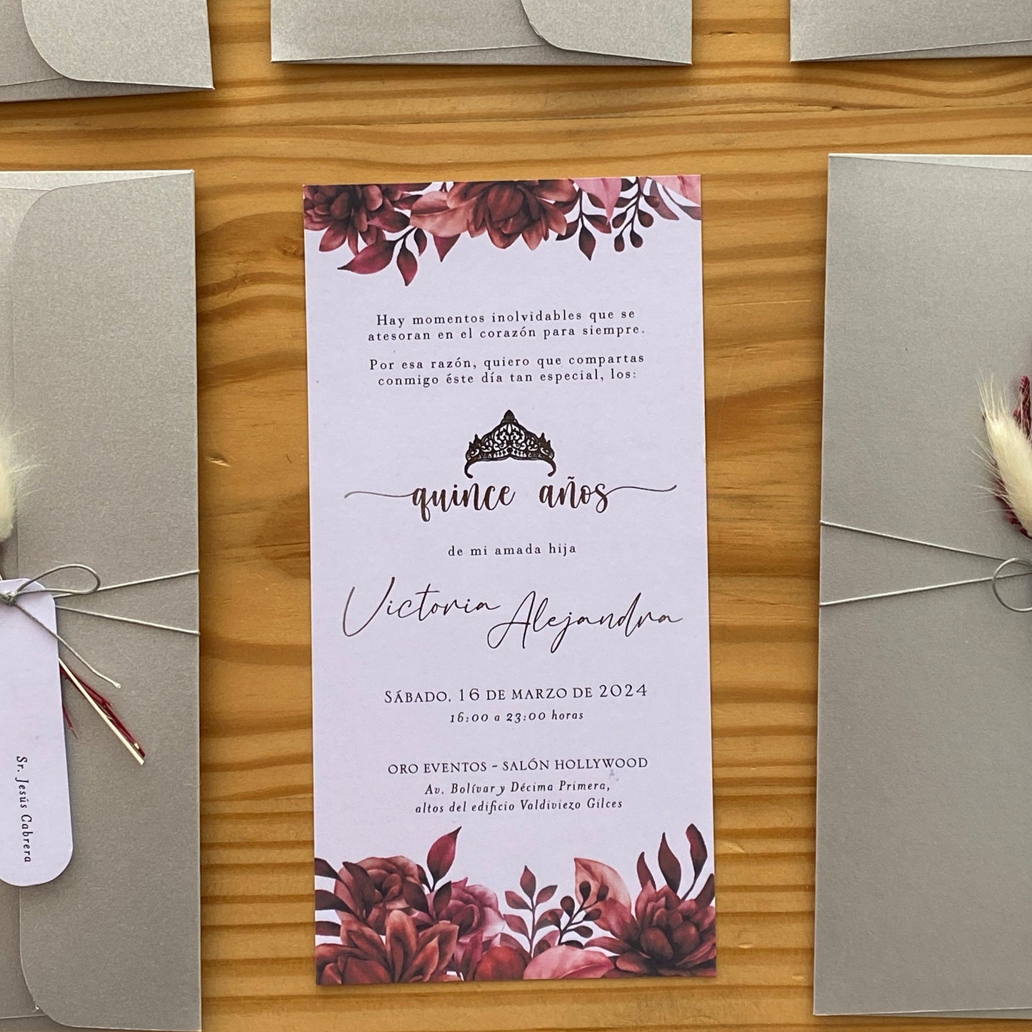 Invitación de 15 años Merak