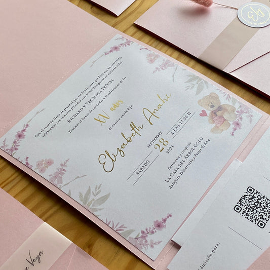 Invitaciones de 15 años Rigel