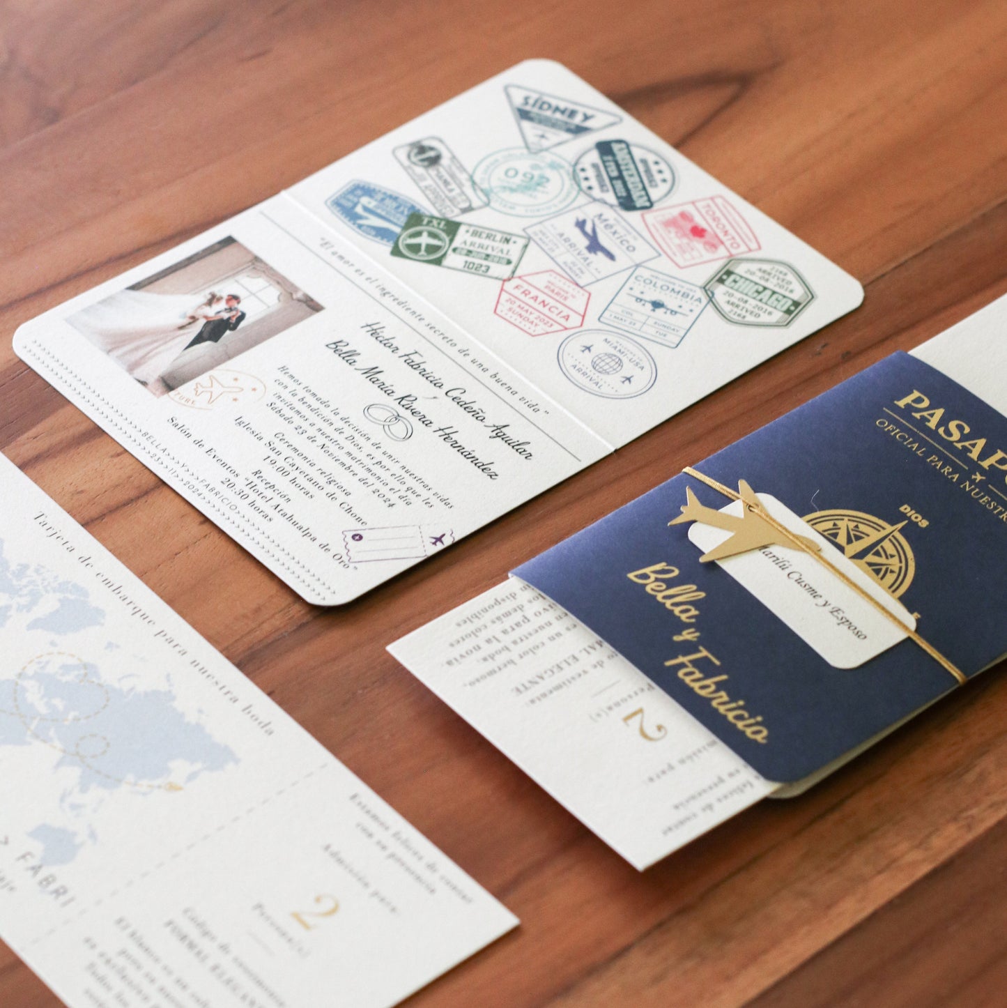 Invitaciones de Boda Pasaporte