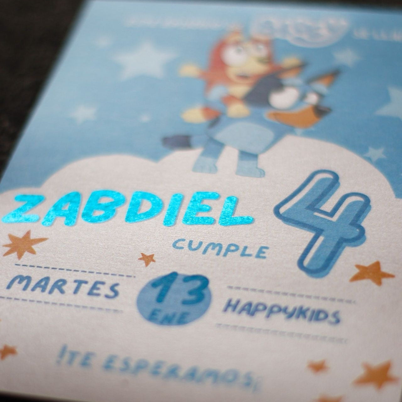 Invitaciones Cumpleaños Heze