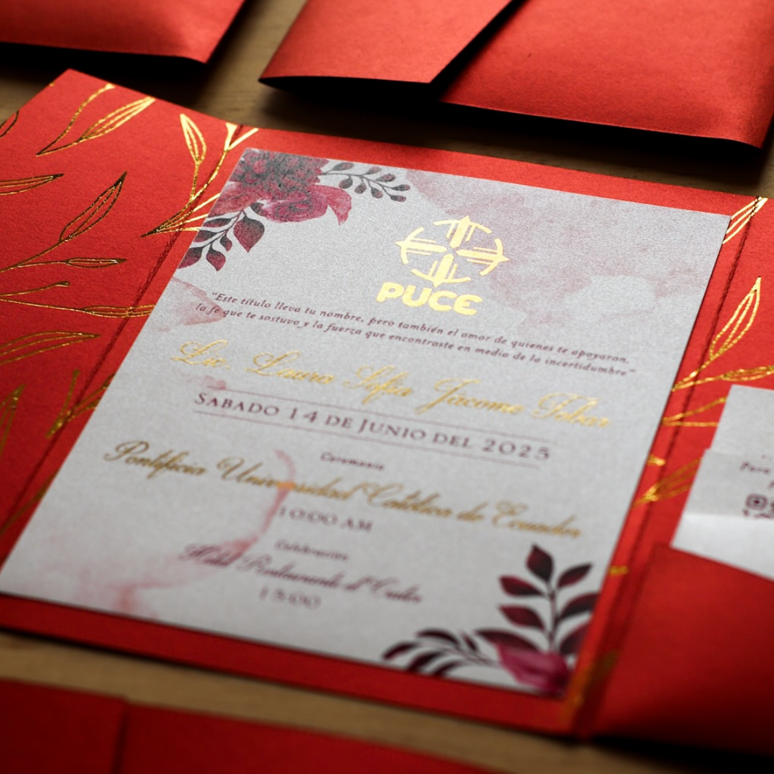 Invitaciones de Graduación Vega Premium