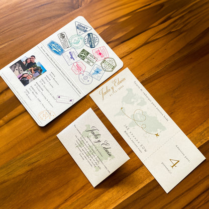 Invitaciones de Boda Pasaporte