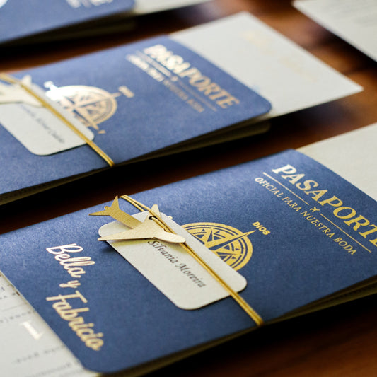Invitaciones de Boda Pasaporte