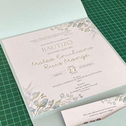 Invitaciones de Bautizo Sirius