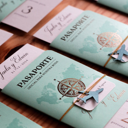 Invitaciones de Boda Pasaporte