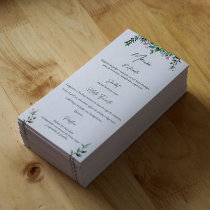 Menús personalizados para Eventos