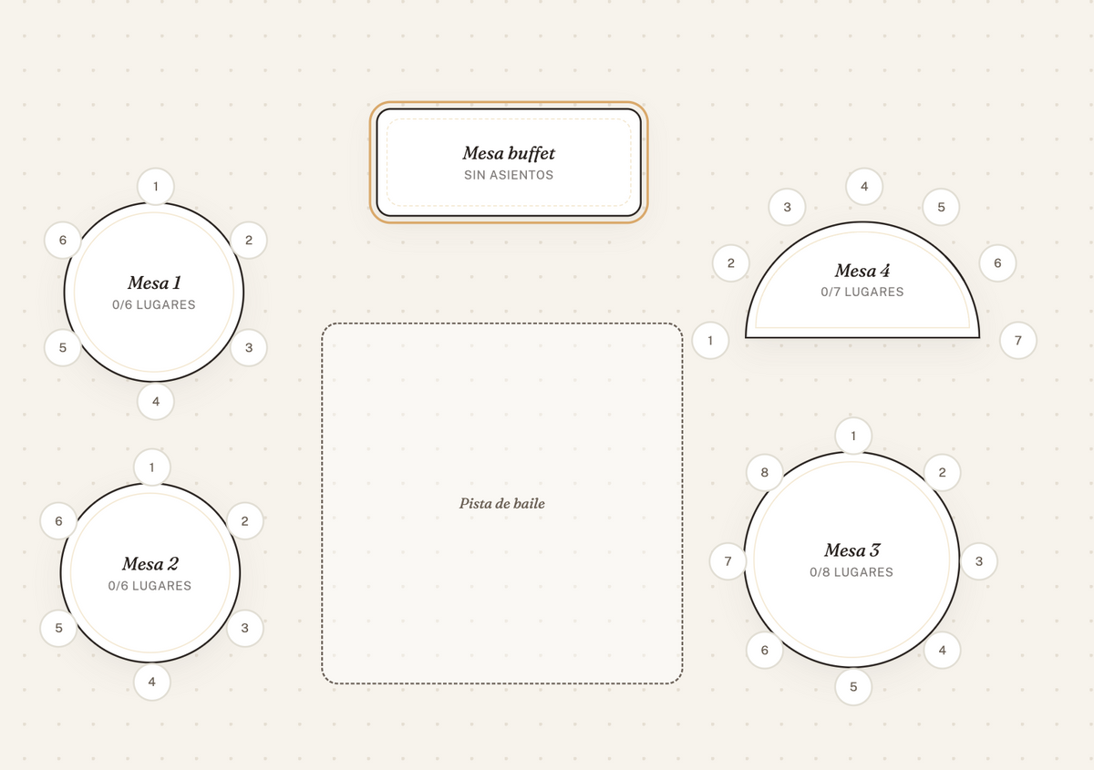 Crea el plano de asientos de tu evento