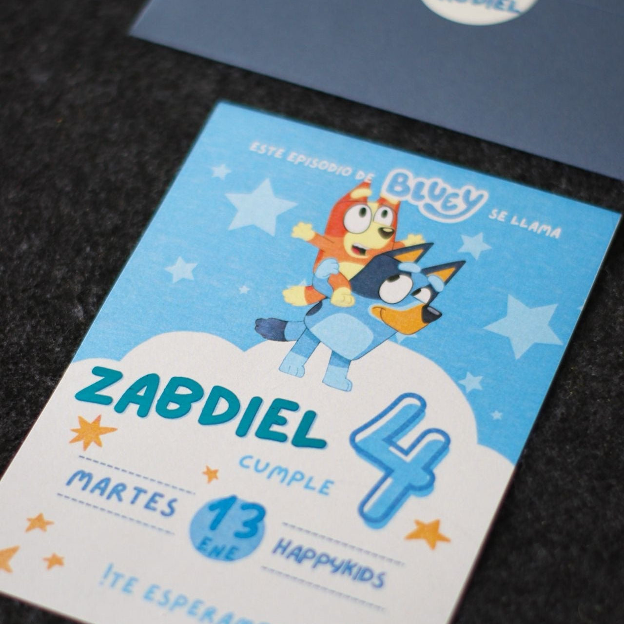 Invitaciones Cumpleaños Heze