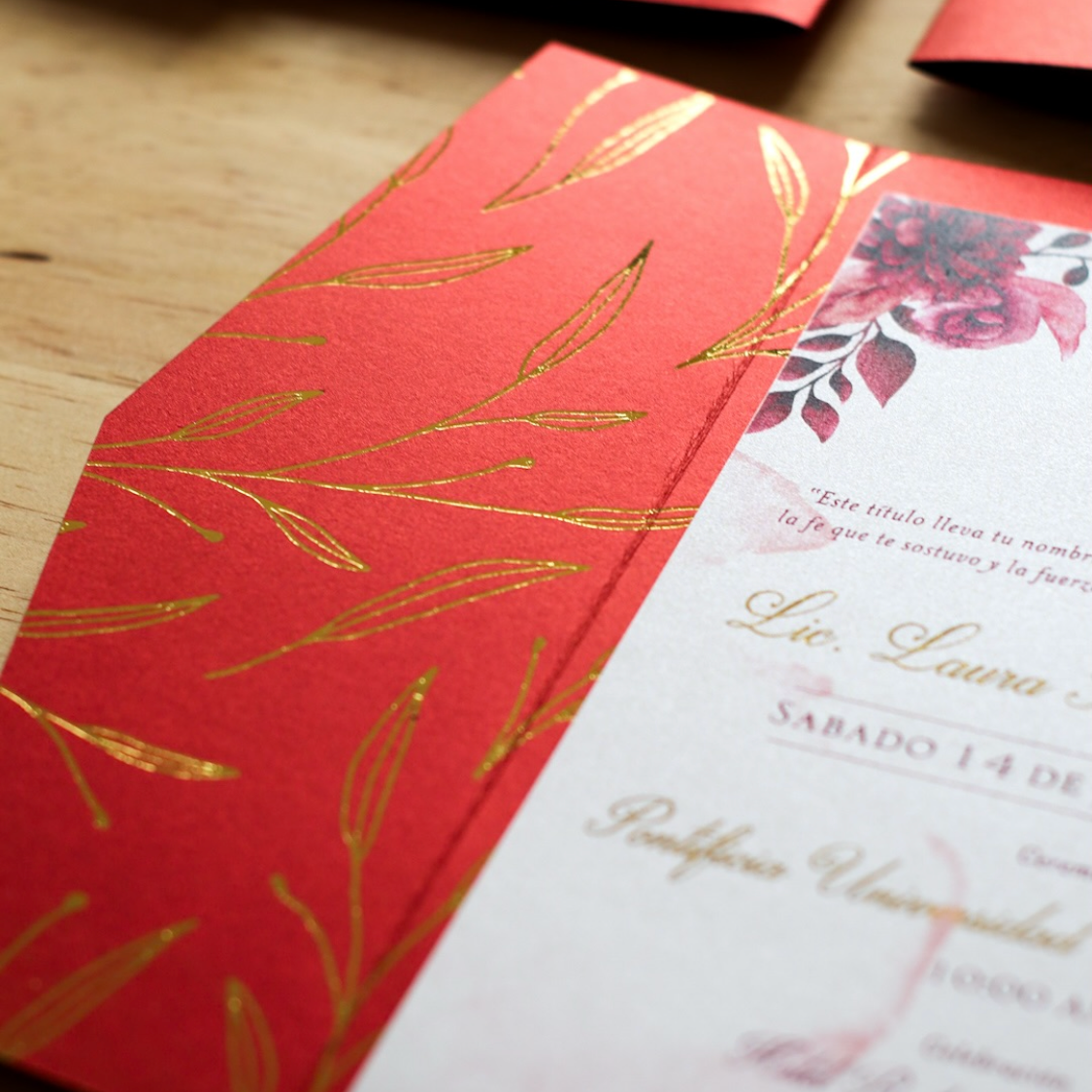 Invitaciones de Graduación Vega Premium