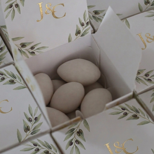 Recuerdo de Boda Caja con 10 Almendras