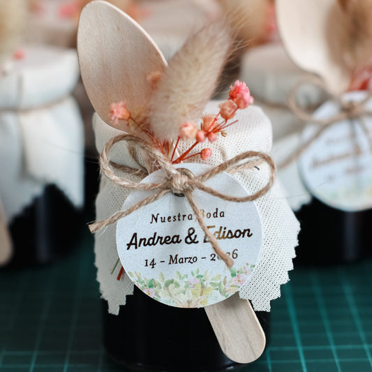 Recuerdo de Boda Mermelada Artesanal