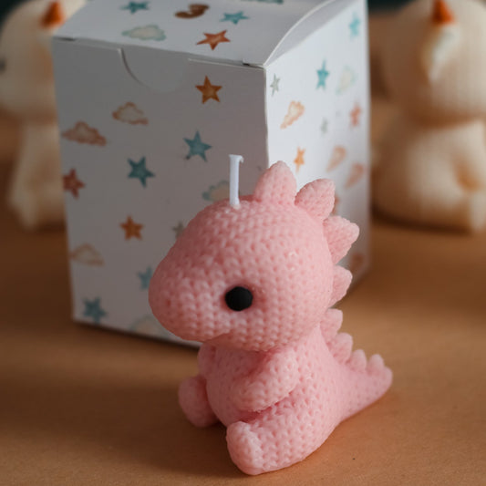 Recuerdo de Baby Shower Vela Estegosaurio