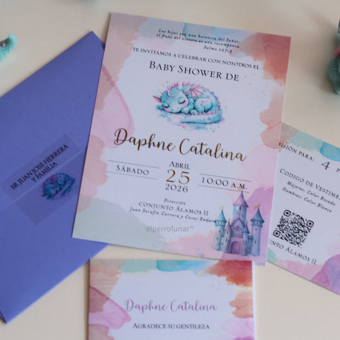 Invitaciones de Baby Shower Bunda