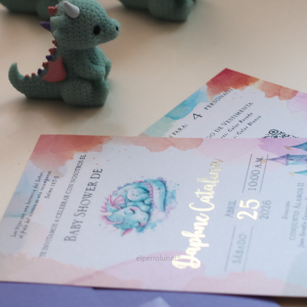 Invitaciones de Baby Shower Bunda