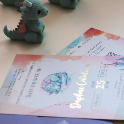 Invitaciones de Baby Shower Bunda