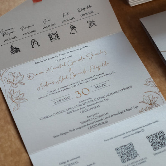 Invitación de Boda Pegasus