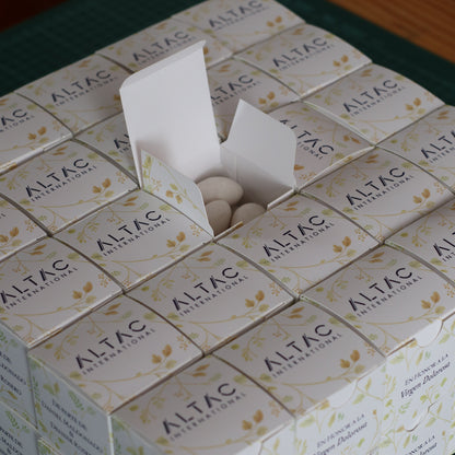 Regalo corporativo caja con almendras