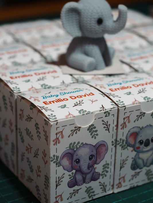 Recuerdo de Cumpleaños Vela Elefante