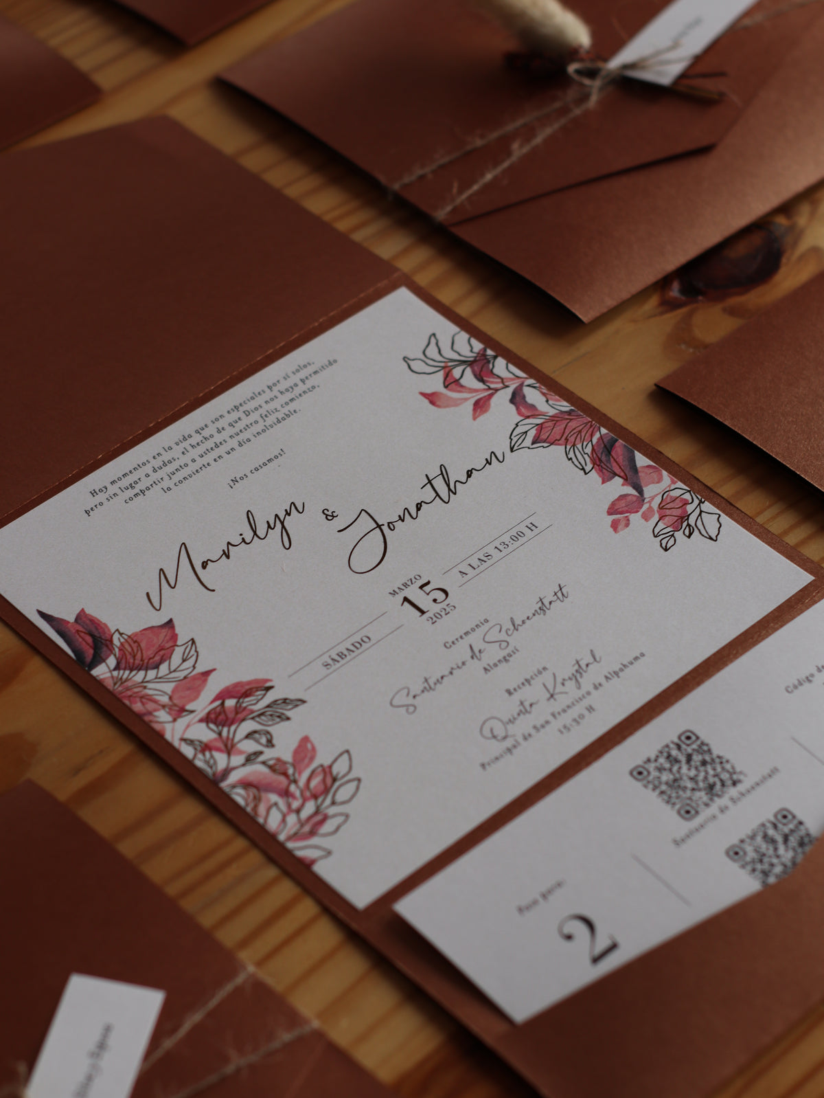 Invitaciones de Boda Orión
