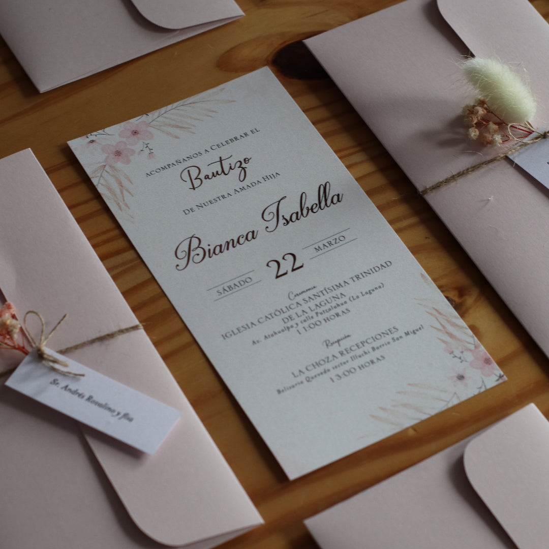 Invitaciones de Bautizo Capella