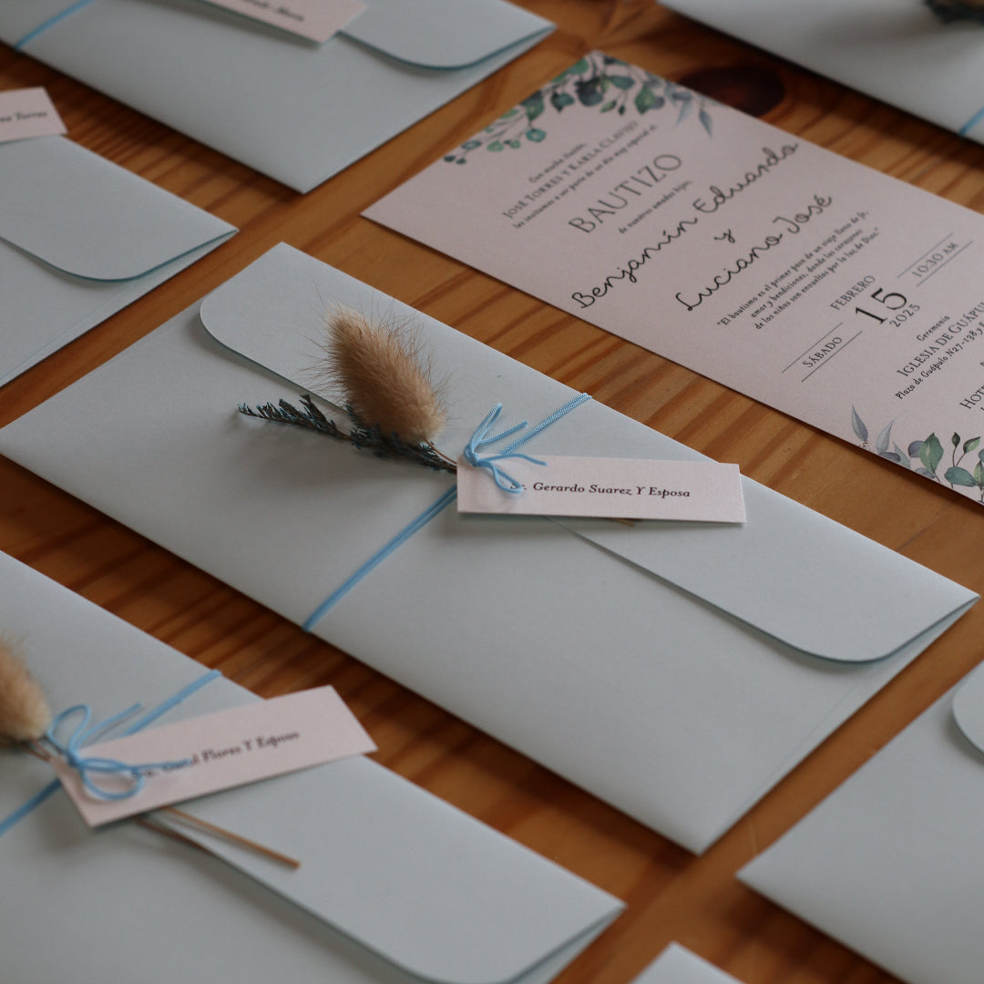 Invitaciones de Bautizo Capella