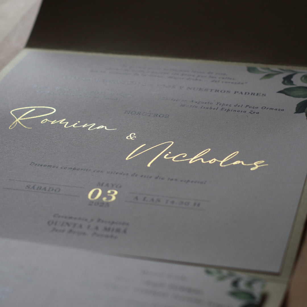 Invitaciones de Boda Orión