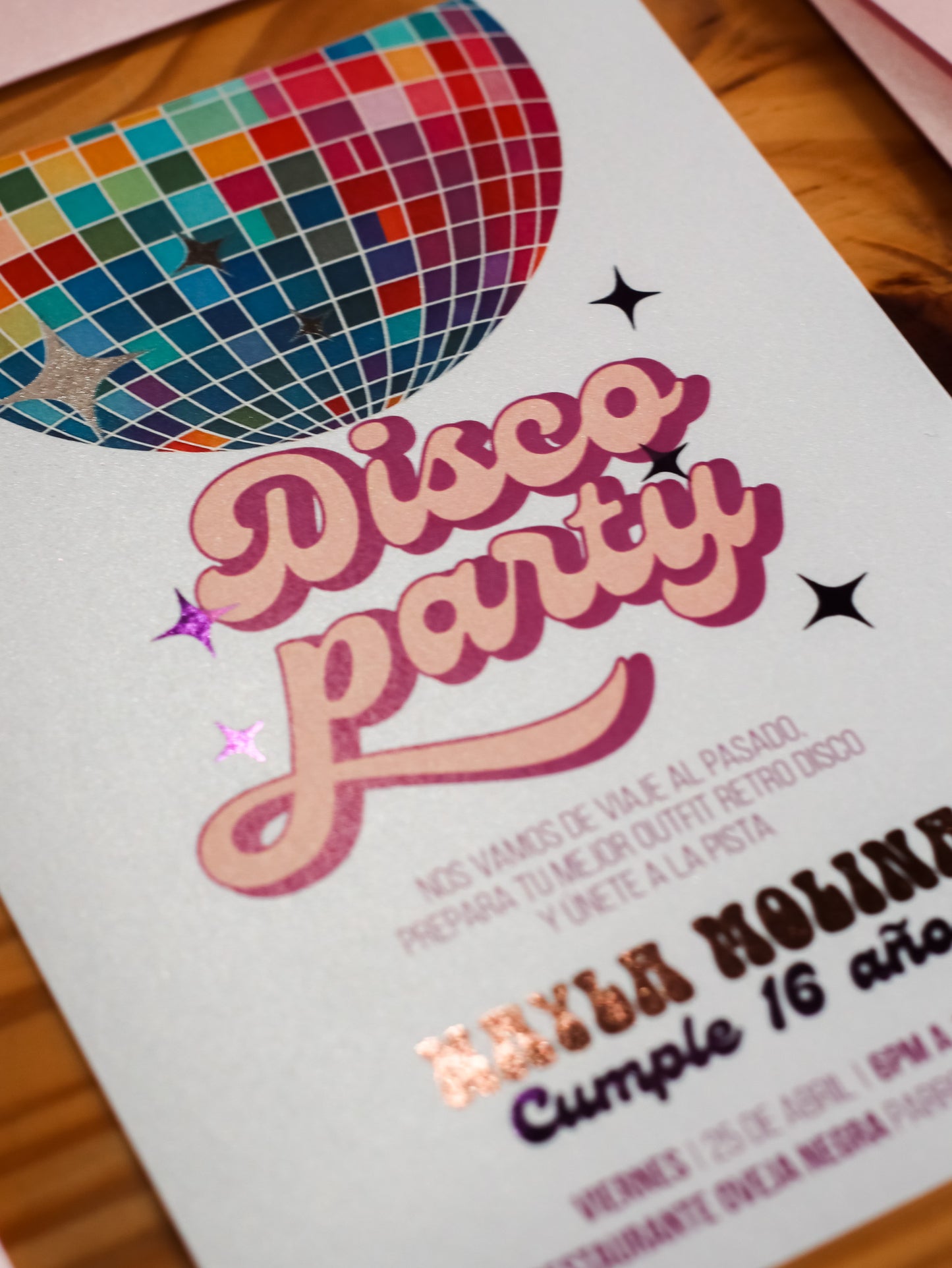 Invitación de Cumpleaños Andromeda
