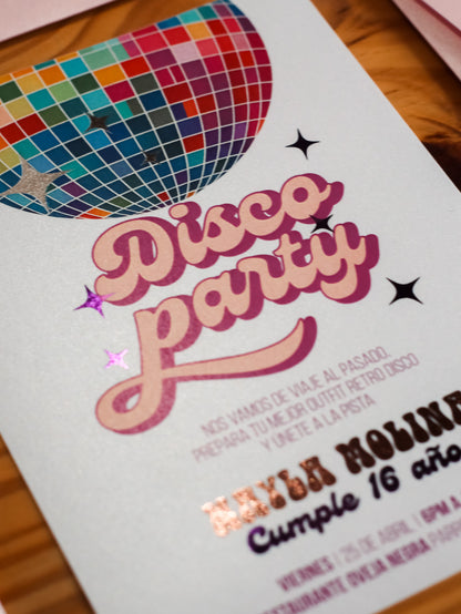 Invitación de Cumpleaños Andromeda