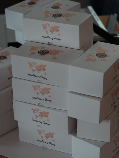 Caja para torta personalizada rectangular