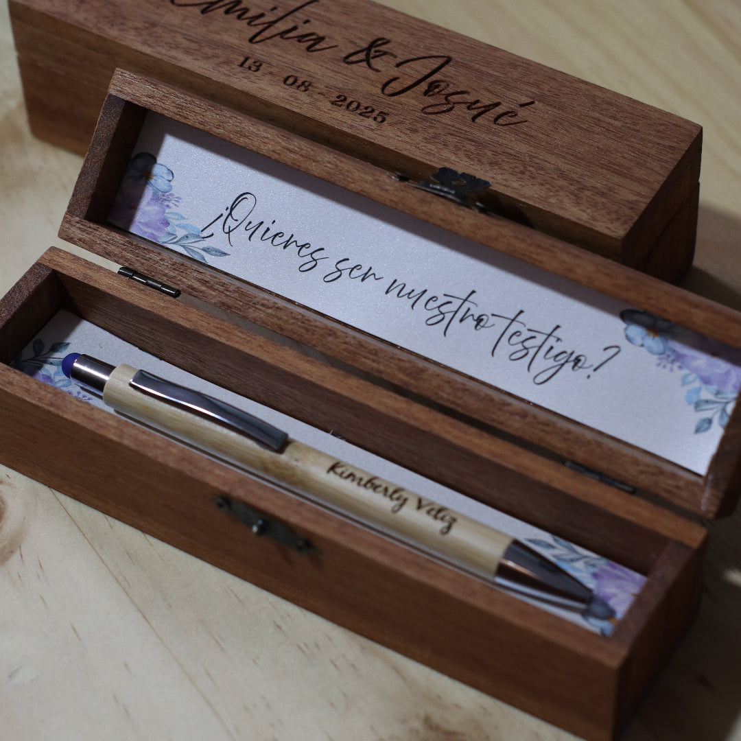 Caja con Bolígrafo