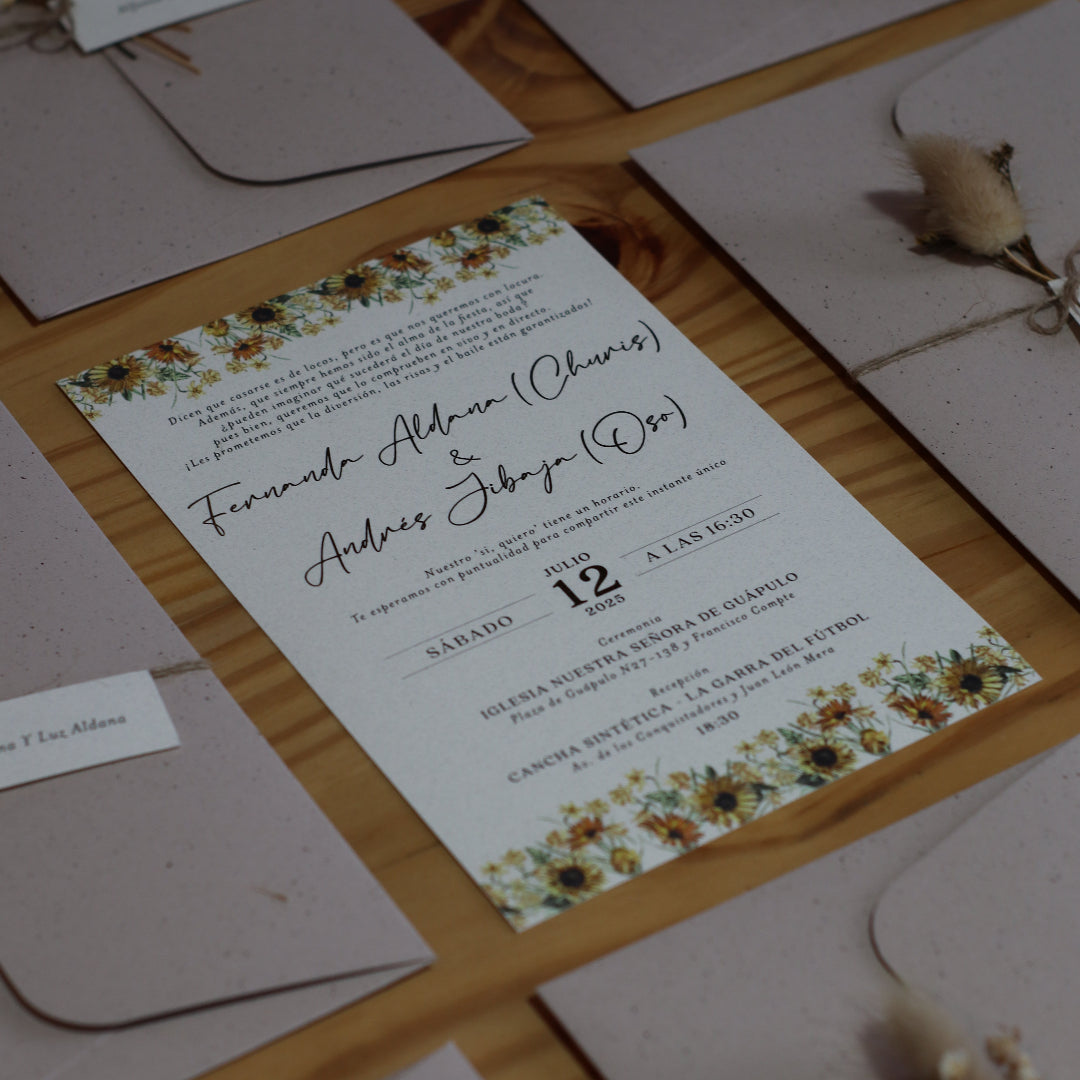 Invitaciones de Boda Altair