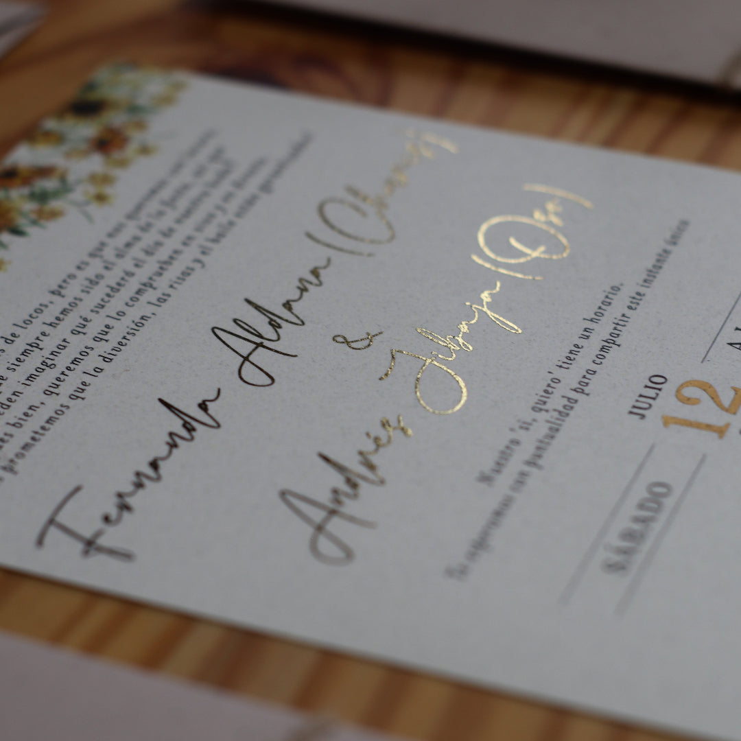 Invitaciones de Boda Altair