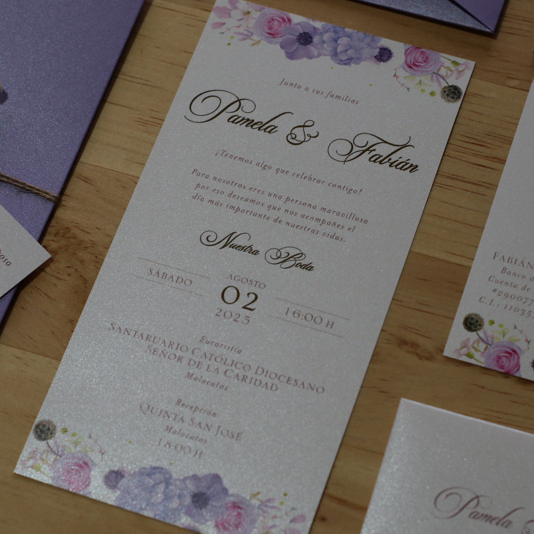 Invitaciones de Boda Gemini