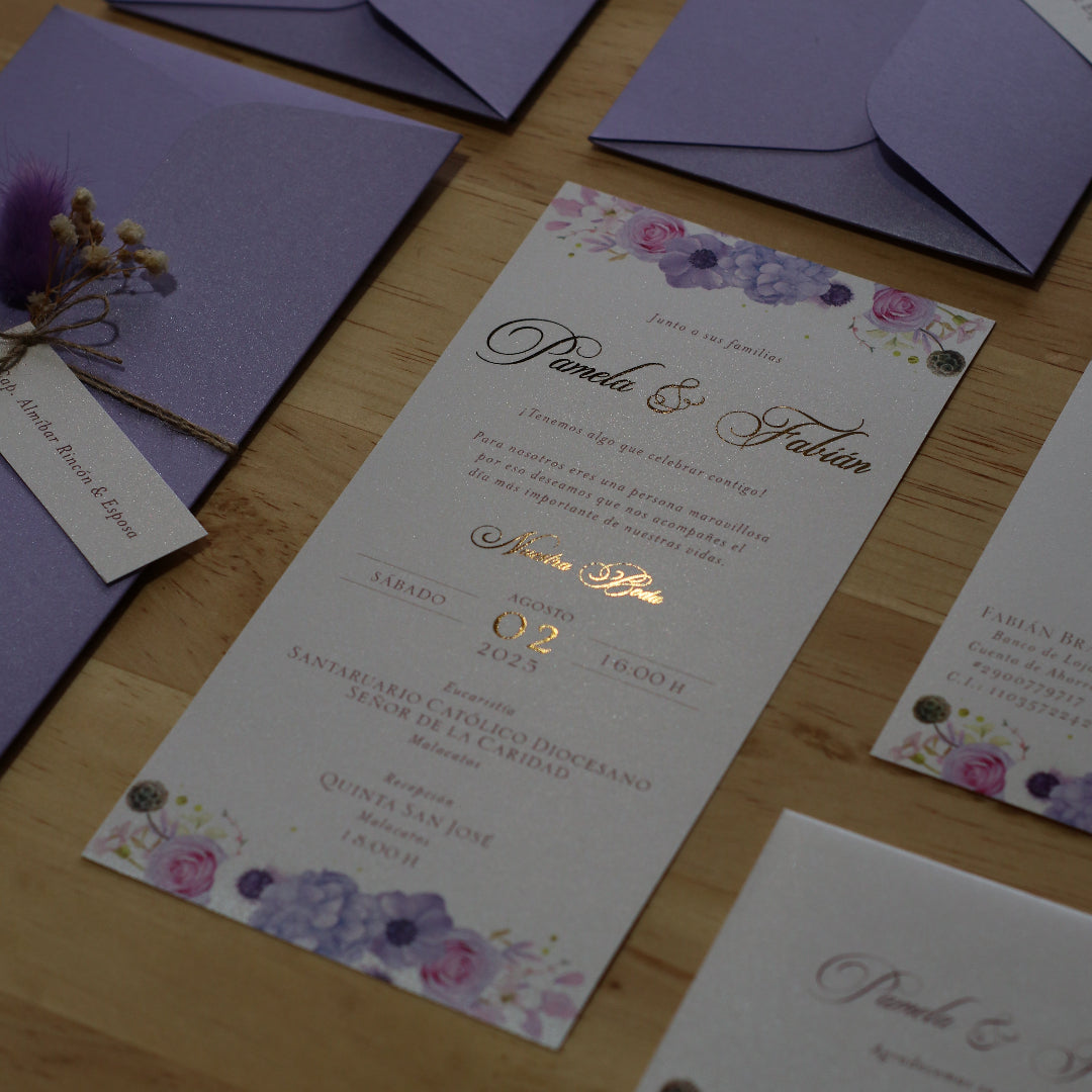 Invitaciones de Boda Gemini