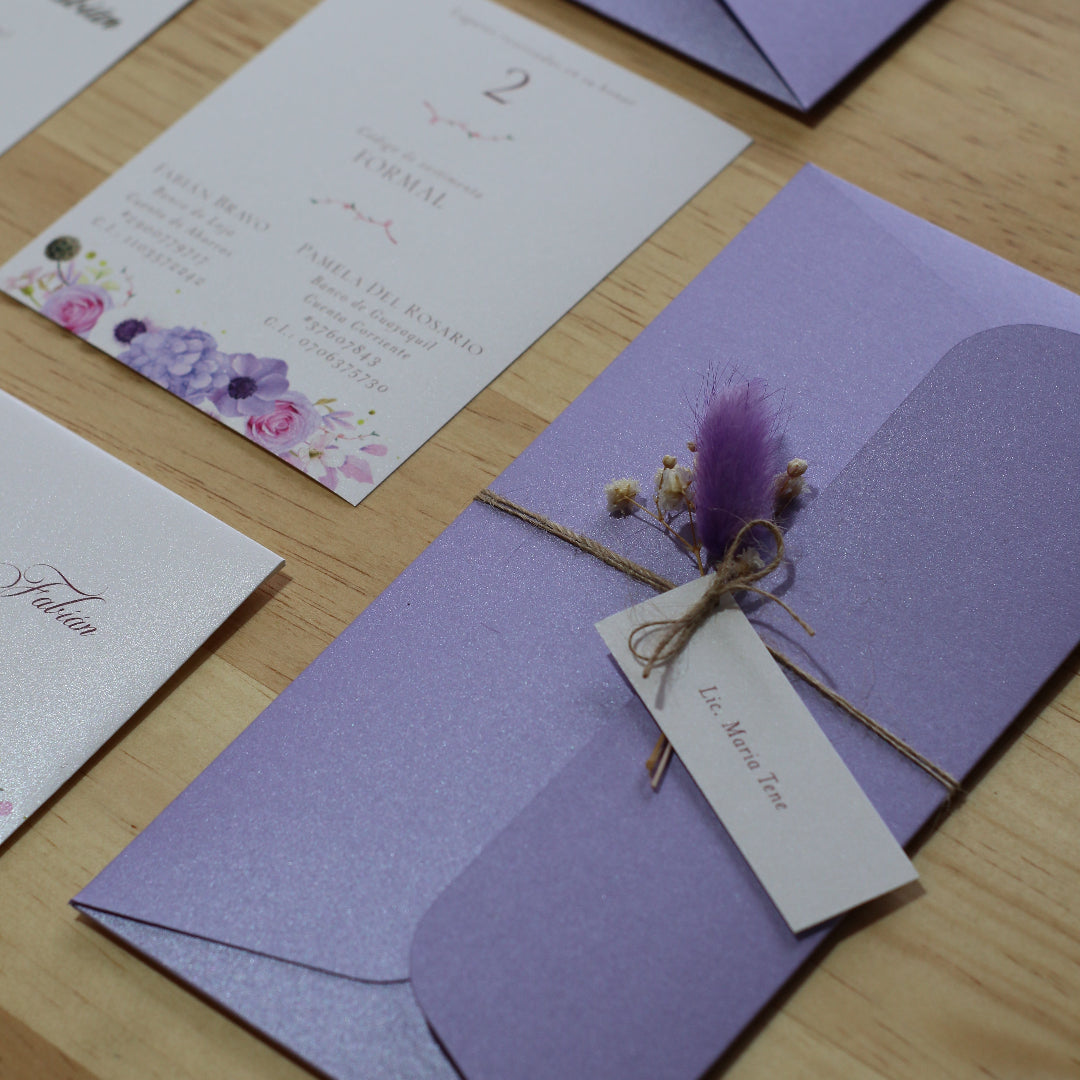 Invitaciones de Boda Gemini