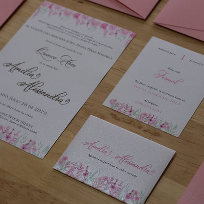 Invitación de 15 años Hamal