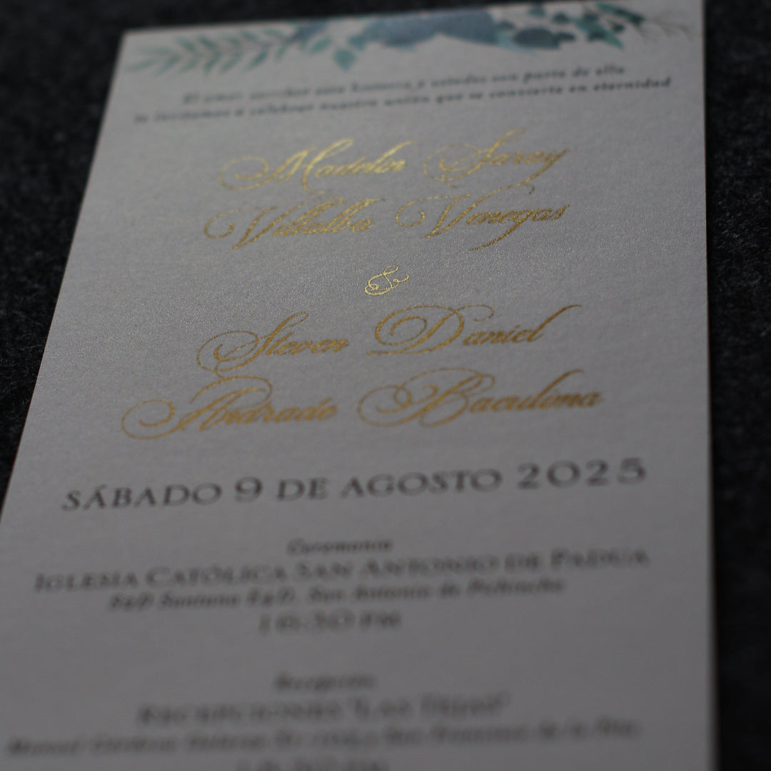 Invitaciones de Boda Gemini